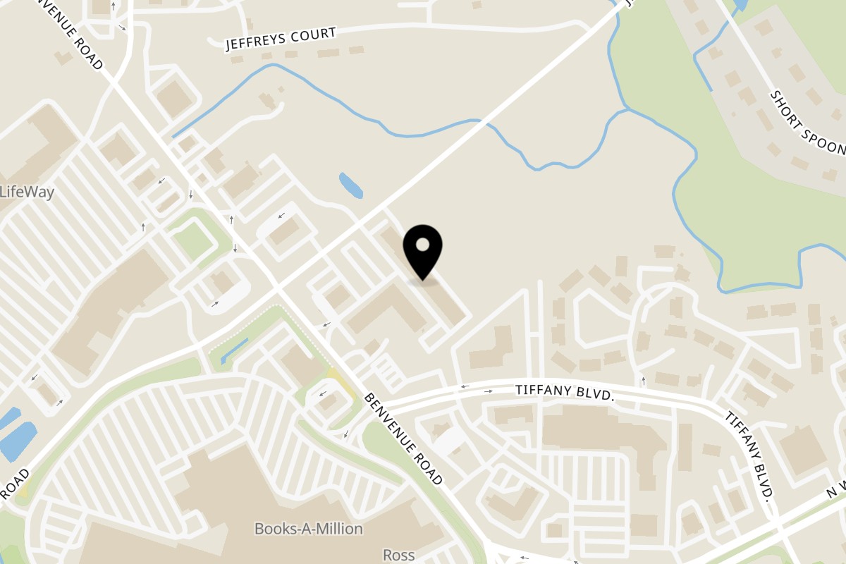 Map showing the location of Smart Choice Nutrition 252 (Herbalife) on 1145 Jeffreys Rd in Rocky Mount